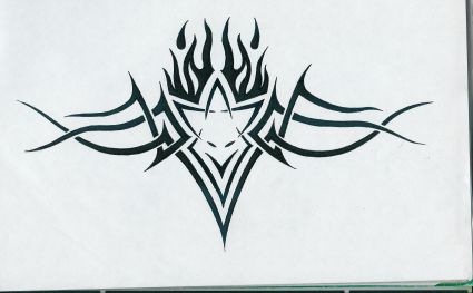 Tribal Mask Tattoo Picture